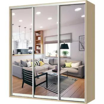 Шкаф-купе Шарм-Дизайн Респект 190х60 с зеркалами