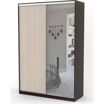 Шкаф-купе Шарм-Дизайн Соло 150х60 венге+вяз