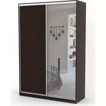 Шкаф-купе Шарм-Дизайн Соло 160х60 венге