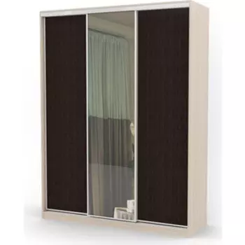Шкаф-купе Шарм-Дизайн Соло 180х45 вяз+венге