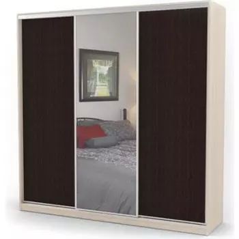 Шкаф-купе Шарм-Дизайн Соло 200х60 вяз+венге