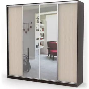 Шкаф-купе Шарм-Дизайн Соло 220х60 венге+вяз