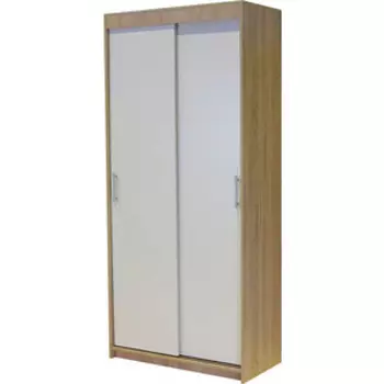 Шкаф-купе Шарм-Дизайн Уют 90х45х200 дуб сонома+белый