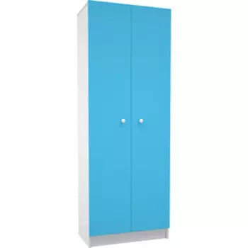 Шкаф МДК Феникс 2-х створчатый высокий Голубой (СК2Ф-Г)