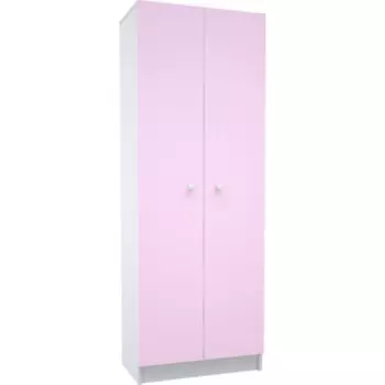 Шкаф МДК Феникс 2-х створчатый высокий Светло розовый (СК2Ф-СР)