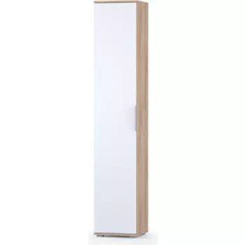 Шкаф Моби Куба 13.29 дуб сонома/белый премиум универсальная сборка