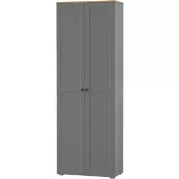 Шкаф Моби Остин 16.307 цвет серый графит/дуб крафт золотой (1028117)