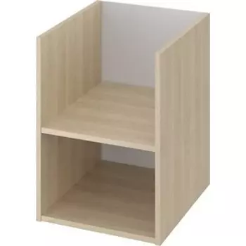 Шкаф навесной Cersanit Moduo 40 с полками, дуб (SB-MD-MOD40-SZ)