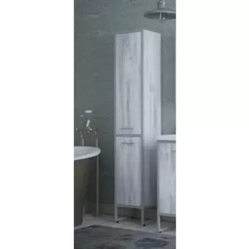 Шкаф-пенал Corozo Айрон 35 серый/арт (SD-00000388)