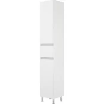 Шкаф-пенал Corozo Алабама 35 Z1 с корзиной, белый (SD-00000677)