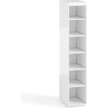 Шкаф-пенал ОЛМЕКО Афина АФ-39 белое дерево