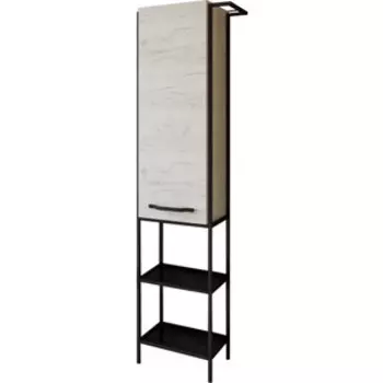 Шкаф-пенал Sanflor Бруклин 50 дуб крафт белый, правый (C02708)