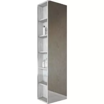 Шкаф-пенал Sanflor Чикаго 40 дуб крафт белый, правый (C000005818)