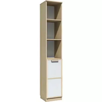 Шкаф Сильва НМ 013.03-01 фанк клен танзанский/белый