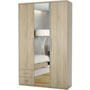 Шкаф трехдверный Шарм-Дизайн Комфорт МКЯ-32/1 90х60 дуб сонома