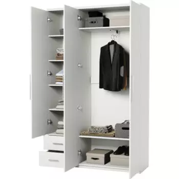 Шкаф трехдверный Шарм-Дизайн Мелодия МКЯ-32/1 90х45 белый