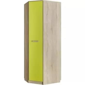 Шкаф угловой Сильва НМ 013.04-02 ЛВ акварель дуб сонома/лайм
