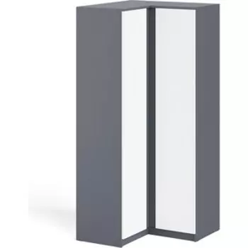 Шкаф угловой СВК Мори МШУ960.1, цвет графит/белый (1025985)