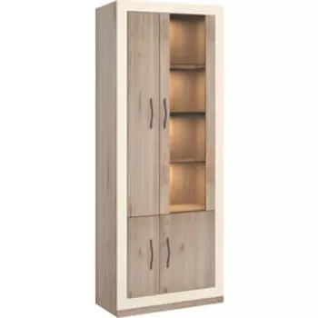 Шкаф-Витрина МЭРДЭС ШВтВ-ФСД-ФГК НЛа ПРАВ нельсон/латте