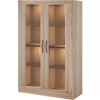 Шкаф-Витрина низкая МЭРДЭС ШВтН ФСД-ФСД НН нельсон/нельсон