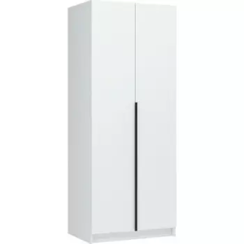 Шкаф Woodville Широн 800 белый / белый (586593)