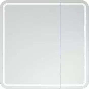 Шкаф-зеркало Corozo Алабама 80 универсальное, белое (SD-00000902)