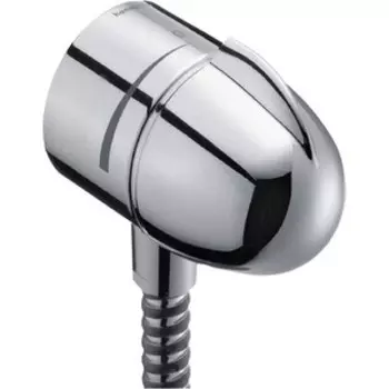 Шланговое подключение Hansgrohe FixFit Wall E stop с вентилем (27452000)