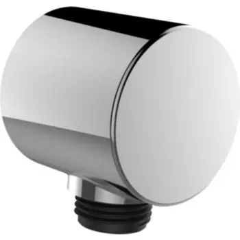 Шланговое подсоединение Aquanet Round хром (252255)