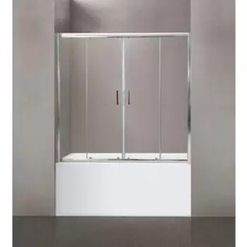 Шторка для ванны BelBagno Uno VF-2-170 прозрачная, хром (UNO-VF-2-170/145-C-Cr)