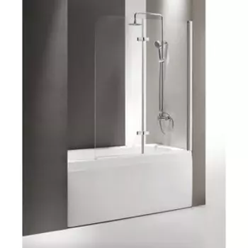 Шторка для ванны Cezares Eco V-21 120х140 правая, матовая Punto, хром (ECO-O-V-21-120/140-P-Cr-R)