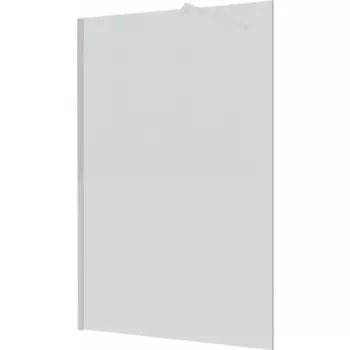 Шторка для ванны Grossman 120x140 алюминиевый профиль, стекло прозрачное (GR-103)
