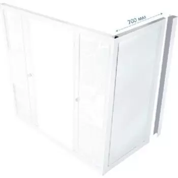 Шторка торцевая Triton 700 прозрачная (Щ0000025989)