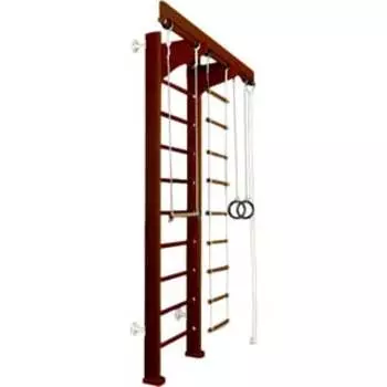 Шведская стенка Карусель 2Д.02.02 к стене Венге