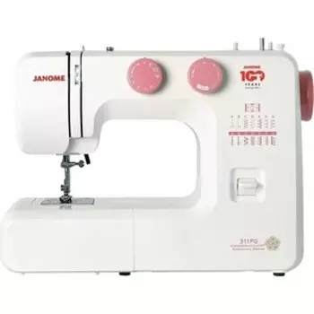 Швейная машина Janome 311PG белый/розовый