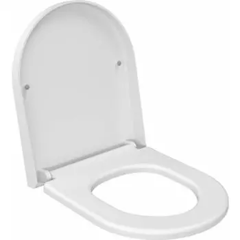 Сиденье для унитаза Ambassador Nord с микролифтом, матовое белое (132T20101)