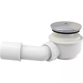 Сифон для душевого поддона AlcaPlast D60 заниженный, хром (A471CR-60)