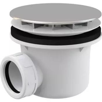 Сифон для душевого поддона AlcaPlast D90 хром (A49CR)