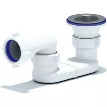 Сифон для душевого поддона АНИ пласт D50 плоский (E010)