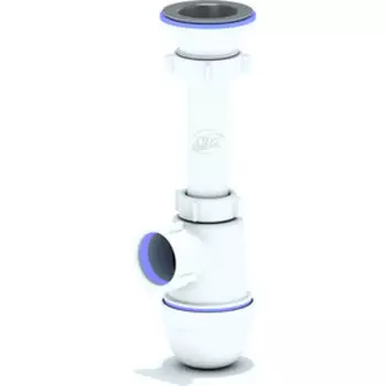 Сифон для кухонной мойки АНИ пласт с решеткой D70 (C0100)