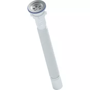 Сифон для кухонной мойки АНИ пласт с решеткой D70, гофрированный D40 (G114)