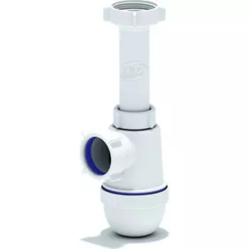 Сифон для кухонной мойки АНИ пласт с накидной гайкой 1 1/2 (C0120)