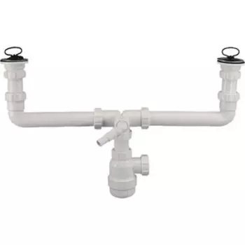 Сифон для кухонной мойки McAlpine с решеткой D70 и патрубком D40 (MRSK5-A)