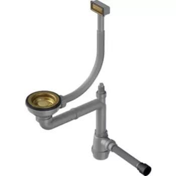 Сифон для кухонной мойки Omoikiri WK-1 AB античная латунь (4956475)