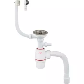 Сифон для кухонной мойки Wirquin Neo D114 мм 1 1/2 х 40/50 (30987091)