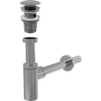 Сифон для раковины AlcaPlast A400 с донным клапаном A390