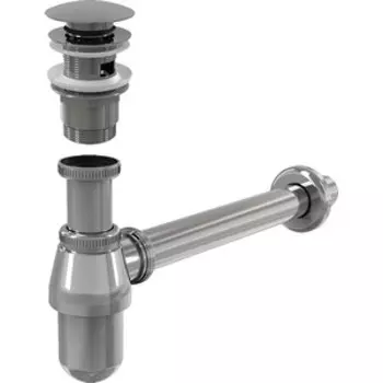 Сифон для раковины AlcaPlast A431 с донным клапаном A390