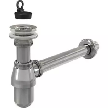 Сифон для раковины AlcaPlast D32 цельнометаллический, с выпуском 5/4'' (A437)