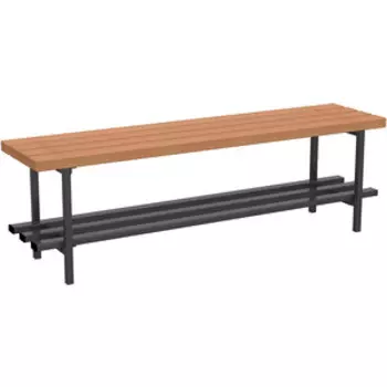 Скамья для раздевалок ZSO без спинки, 1,5 м (350 х 425 мм)