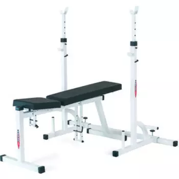 Скамья тренировочная Пионер атлетическая со стойкой для штанги