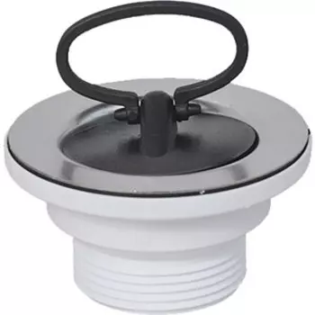 Слив для кухонной мойки McAlpine с нержавеющей решеткой D70 и пробкой (MRSKW2)